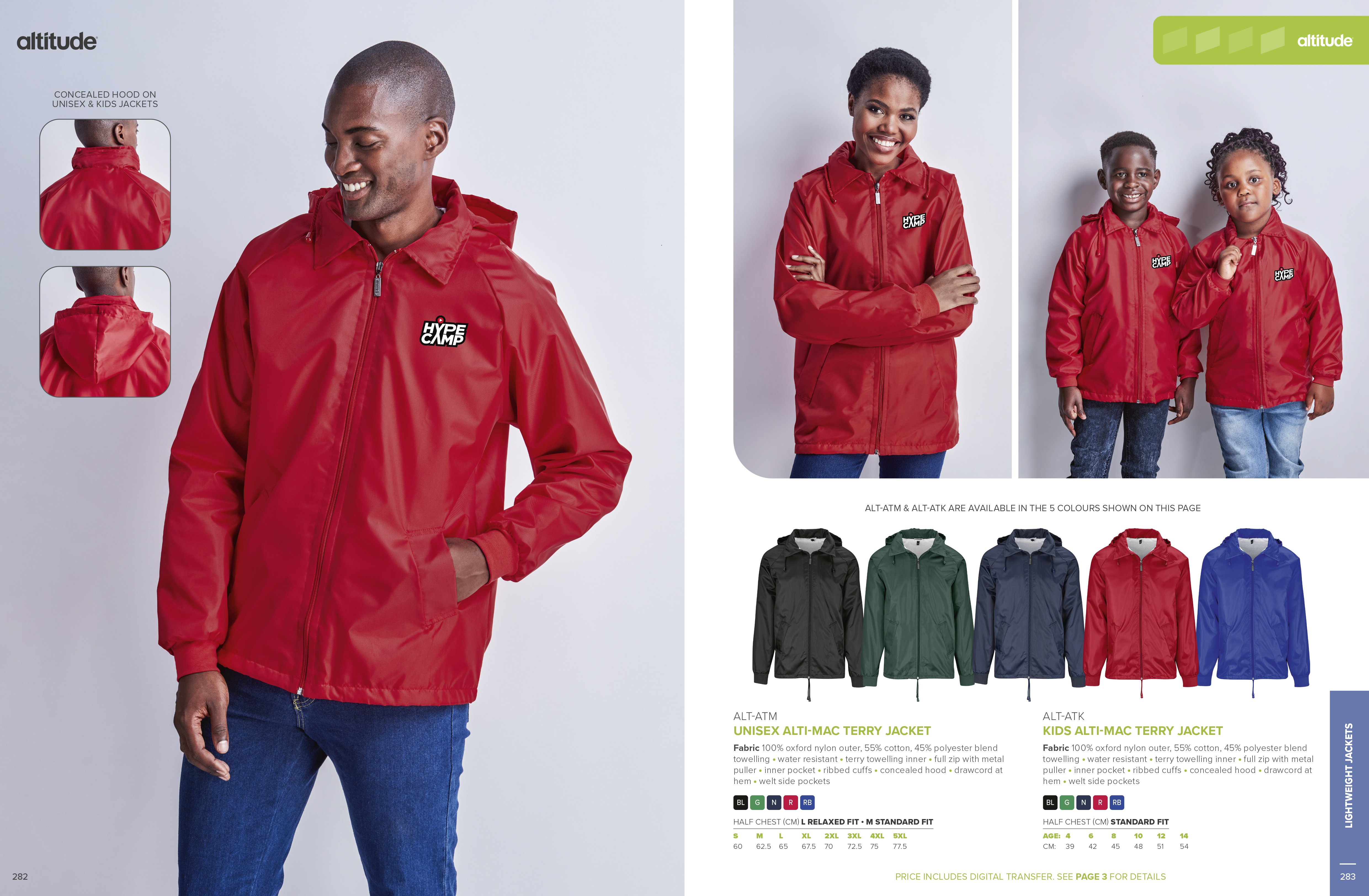 Unisex Alti-Mac Terry Jacket CATALOGUE_IMAGE